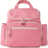 Sac à langer multifonctionnel grande capacité avec matelas à langer, crochet pour poussette, pochette pour bagage, sac à dos à couches, sac de voyage pour bébé