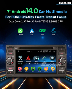 Radio para <span class=keywords><strong>Auto</strong></span> con GPS y Navegación Erisin ES6566FB Android 14.0, Reproductor de DVD para FORD Fiesta, Kuga, Galaxy, Focus, GPS Navi, CarPlay - Product Image 2