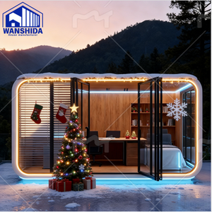 Oferta Especial: Casa Prefabricada de Lujo Moderna Tipo Cabaña Apple Pequeña, de Construcción Rápida, Portátil, Contenedor Oficina de 20 y 40 Pies - Product Image 2
