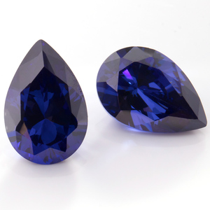 Лидер продаж, синий сапфир, драгоценный камень, Выращенный в лаборатории, сапфир, королевский синий 5*8 мм-7*11 мм, Грушевый огранка, высокое качество, оптовая продажа, синтетические драгоценные камни - Product Image 2