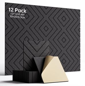 12mm <strong>3D</strong> Acoustic Foam Panels with Sound Insulation and NRC 1.0 for Modern Office and <strong>Studio</strong> Use - Product Image 4