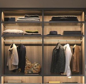 Nhà Máy Giá Mỹ tiêu chuẩn bán buôn cloakroom tủ quần áo đồ nội thất đơn giản tủ quần áo với mềm đóng ngăn kéo sản xuất tại Trung Quốc - Product Image 3