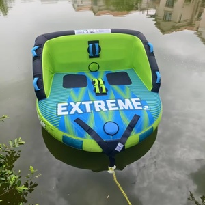 Bateau Gonflable 2 Personnes pour Sports Nautiques : Ski Nautique, Tube, Crazy UFO, Canapé, Jouet Remorquable, Amusement Aquatique Gonflable - Product Image 3