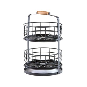 Hot Sale Decorative Metal <b>Table</b> Top <b>Basket</b> Wire Design for Home Kitchen and Restaurant Use Available At Export Price - Product Image 4