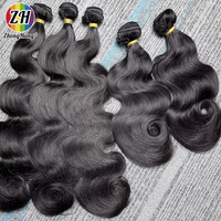Extensiones de Cabello Humano Ondulado Grado 12A, Paquetes de Cabello Humano al por Mayor, Cabello Humano Virgen Malaíz 100% con Cutícula Alineada