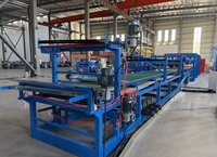 Machine à panneaux sandwich isolés en polyuréthane (PU) pour murs métalliques, ligne de production de panneaux sandwich pour salles blanches