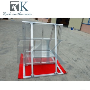 Outdoor Event Crowd Control Barrier Silver Crowd Barrier Safety Barricade Fence Mobile Crowd Barrier for Concert Use - Product Image 3