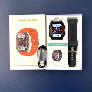 New Arrivals Y1 Smart Watch 1.85 Inch HD Full Screen IP67 Waterproof Smart Fitness Wrist Heart Rate Smart Watch