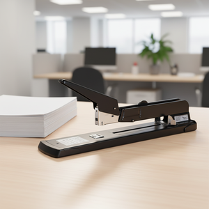 Engrapadora Resistente de 200 Páginas con Botón STD <span class=keywords><strong>para</strong></span> Hogar y Oficina, Ahorra 60% de Esfuerzo, Engrapadora Manual de Metal <span class=keywords><strong>para</strong></span> Documentos Gruesos - Product Image 4