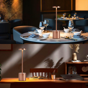 Cordless <b>LED</b> <b>Table</b> Lamp Rechargeable Battery 3 Lighting Modes Dimmable <b>Light</b> Portable Iron Desk Lamps for Modern Restaurant - Product Image 4