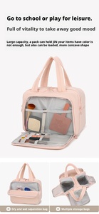 Large Capacity <b>Makeup</b> <b>Bag</b> Women Portable Travel Skincare Toiletry Storage Organizer Lady Handbag Zipper Cosmetic Cases Wash <b>Bags</b> - Product Image 2