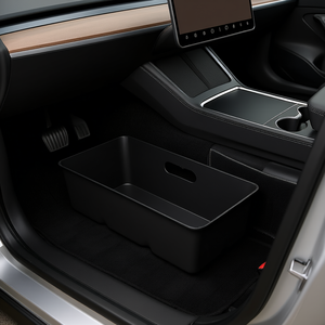 Boîte de rangement sous le siège en plastique, organisateur de voiture moderne pour Tesla Model Y 2016-2022 - Product Image 2
