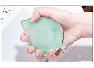 1 Bảng Màu Móng Bằng Đá Mã Não Nhựa Resin Hình Chiếc Lá Bảng Màu Gel Đánh Bóng Bảng Màu Vẽ Tranh Trộn Bảng Trưng Bày Nghệ Thuật Làm Móng S - Product Image 6