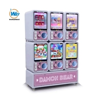 Metal Mini Gachapon Machine-100 Gachapon Coin Machine Vending Capsule Toy pour Kinder Surprise Egg With Good Service