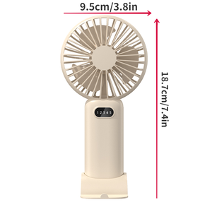 الأكثر مبيعًا مروحة صغيرة محمولة بشاشة <span class=keywords><strong>USB</strong></span> صغيرة لطيفة مع حامل للاستخدام الخارجي - Product Image 6