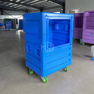 Carro de Lavandería Alto para Hospital u Hotel, Fabricado con Tecnología de Rotomoldeo, Plástico LLDPE, 900x710x1440mm, Todos los Colores Personalizables - Product Image 4