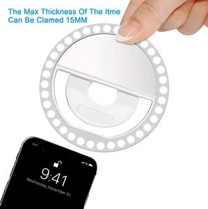 X621 Custom Selfie Ring Light for Mobile Phone Rechargeable <b>Camera</b> Mini Selfie Ring Led Light With 3 Modes Hot Selling - Product Image 4