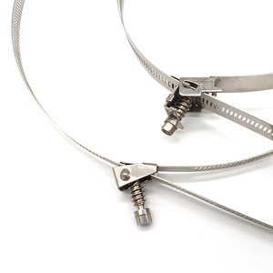 304 Stainless Steel <b>Quick</b> <b>Release</b> Tube Hoop Open <b>Clamp</b> Snap Communication Inch Extended Connection Hose - Product Image 3