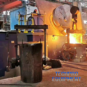 Motor de Horno de Inducción 1T, Máquina de Vertido de Chatarra de Fusión de Aluminio, Alta Eficiencia, Certificado ISO, CE, Pequeña Escala - Product Image 6