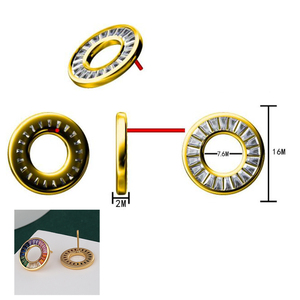 Creazione personalizzata fabbrica di <span class=keywords><strong>gioielli</strong></span> di alta qualità placcato in oro 925 argento rame collana anello orecchini <span class=keywords><strong>gioielli</strong></span> produttori - Product Image 2