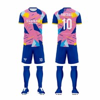 Maillot de football personnalisé avec impression par sublimation, respirant, séchage rapide, polyester, uniforme d'équipe pour hommes, femmes, enfants, vente en gros