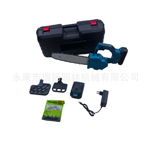 Electric Chainsaw 12 In Battery <b>Powered</b> Outdoor Wood Cutting <b>Tool</b> - Product Image 3