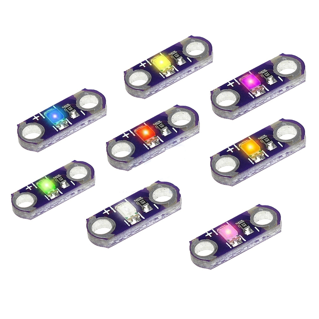 Mini LilyPad LED SMD LED Equipment Light Module for Blue/Red/Pink/Yellow/Green/White/Orange/Purple Board 40MA