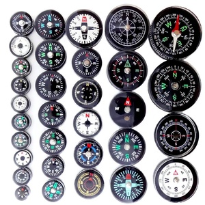 12 millimetri 20 millimetri 35 millimetri Pulsante Bussola Mini Nero Di Sopravvivenza Bussola Olio Riempito Bussola per il Campeggio Trekking Barca Touring - Product Image 6