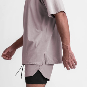 T-Shirt Sportiva da Uomo in Cotone con Logo Personalizzato, Nuovo Design, Vestibilità Ampia per Corsa, Fitness e Palestra - Product Image 3