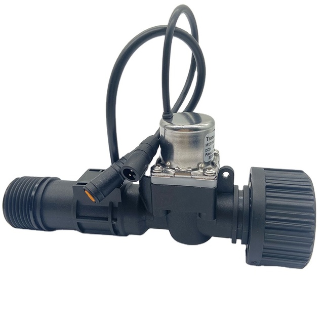 DC3V 6V 3/4  Latching Water Solenoid Valves with Flow Sensor Irrigation Solenoid Valve for Garden Smart Watering