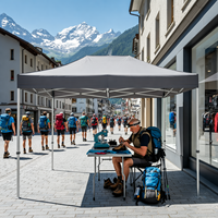 Tente pliante publicitaire d'extérieur 3x4 mètres (10x15 pieds) en PVC double, haute qualité, imprimée sur mesure, vente chaude