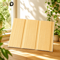 Panneau de plafond en PVC résistant à la chaleur, texture bois, imperméable, ignifuge, carrelage de plafond en plastique pour usage commercial