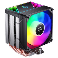 Ventilateur silencieux SNOWMAN MX96-V4-SE-Colorful-BK 90 mm, dissipateur thermique pour processeur, radiateur à 6 caloducs, refroidisseur pour ordinateur de bureau