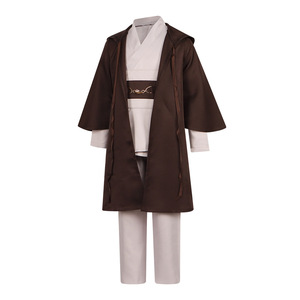 Costume de cosplay Star Wars Obi-Wan Kenobi, tenue de chevalier Jedi, robe marron - Product Image 5