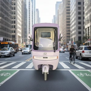 60V 500W HengQiao 4-Seater Open E-<strong>Trike</strong> (DOT Certified) 30-50Km/h 30-50km Range-Perfect Hauler for Outdoor Camp Supply <strong>Camper</strong> - Product Image 1