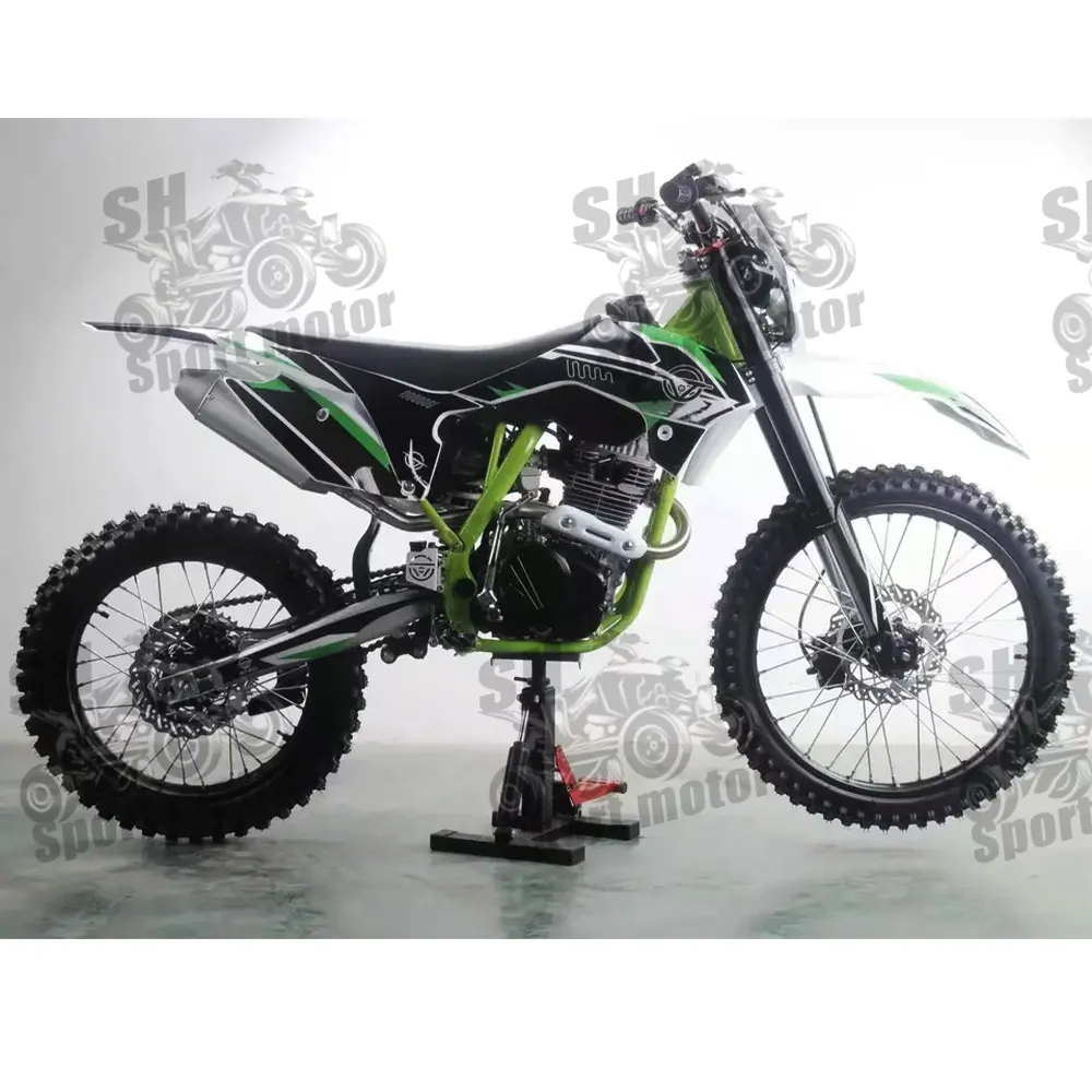 SHSPORTMOTOR yüksek hızlı 150cc 200cc 250cc 4 zamanlı Motocross dirt bike 250cc benzinli Off Road motosiklet