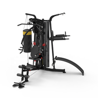Station de musculation trois personnes avec machine de tirage vertical, équipement de gym DY-8001, entraînement multifonctionnel, fitness à domicile, unisexe, FENGXING