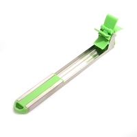 Coupe-vent en acier inoxydable, pour jus rafraîchissante de Fruit, pastèque, français, couteau en plastique, trancheur, outils de découpe pour pastèque