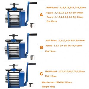 Herramienta para Hacer Joyas Yunqingtech, Laminadora Manual Combinada, Laminadora Manual de Acero - Product Image 2
