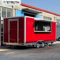 Wetuth Kiosque de restauration de rue de haute qualité entièrement équipé, camion-remorque mobile pour BBQ, pizza, crème glacée, stand de restauration, remorque de concession alimentaire