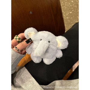 Fur Blue Little Elephant Protective case Suitable for Apple AirPods 1/2 <strong>Earphone</strong> case <strong>Earphone</strong> Shell AirPods Pro 2 3 4 Bluetooth - Product Image 6
