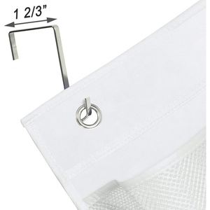 Space-Saving Quick-<b>Drying</b> Mesh 6-Pocket Shower Organizer, for Bathroom Toiletries & Cruise Ship Essentials Storage - Product Image 4
