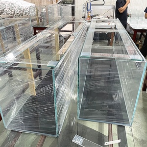 Tanque de vidrio para acuario, vidrio ultra transparente con abrazadera, ADA - Product Image 1