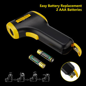 Pistol suhu Digital dengan Alarm suhu tinggi/rendah untuk kompor Pizza 12:1 INK-IFT04 termometer Laser industri non-kontak - Product Image 6