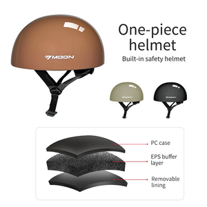 Casco Urbano de Invierno con Forro de Tela EPS + Casco Ligero Integrado de PC con Certificación para Ciclismo Diario en la Ciudad - Product Image 5