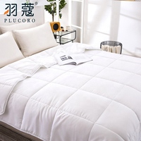 Couettes de haute qualité à prix abordable, 100% coton, couette d'hôtel taille King, blanche, pour toutes les saisons