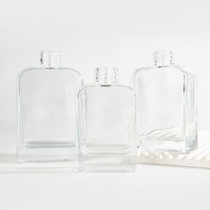 定制芳香家用清新剂透明方形空罐豪华100毫升150毫升200毫升空瓶 - Product Image 3