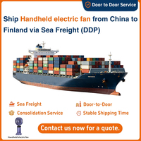 Achat en gros de ventilateurs portatifs auprès d'un agent maritime chinois pour l'expédition vers la Finlande, service DDP porte-à-porte, agent logistique fiable et abordable