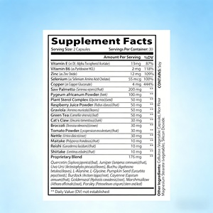 Complément Herbal de Soutien Masculin à Base de Saw Palmetto, Bêta-Sitostérol et Lycopène – Capsules pour la Santé de la Prostate (Marque d'État Capital) - Product Image 3