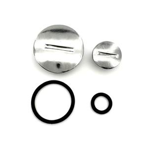 Tapa de inspección del estator de la motocicleta, tapón de sellado para motor de 70 a 150cc, incluye una pieza grande y una pequeña con juntas tóricas - Product Image 1